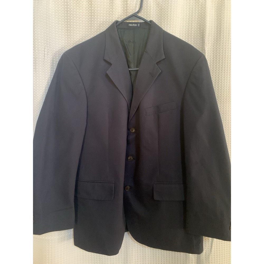 nautica mens blue blazer jacket coat‎